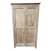Antique wardrobe in solid cherry wood - 19th century