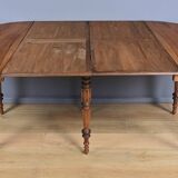 Extendable Walnut Table, Louis-Philippe Style – Late 19th Century