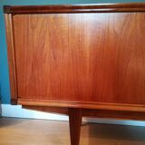 Small row of Scandinavian style teak