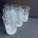 6 Vodka Glasses – Cut Crystal