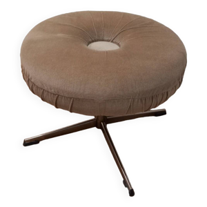 pouf pivotant en velours