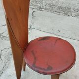 Beautiful Callegari design chair from the 70s, vintage wood