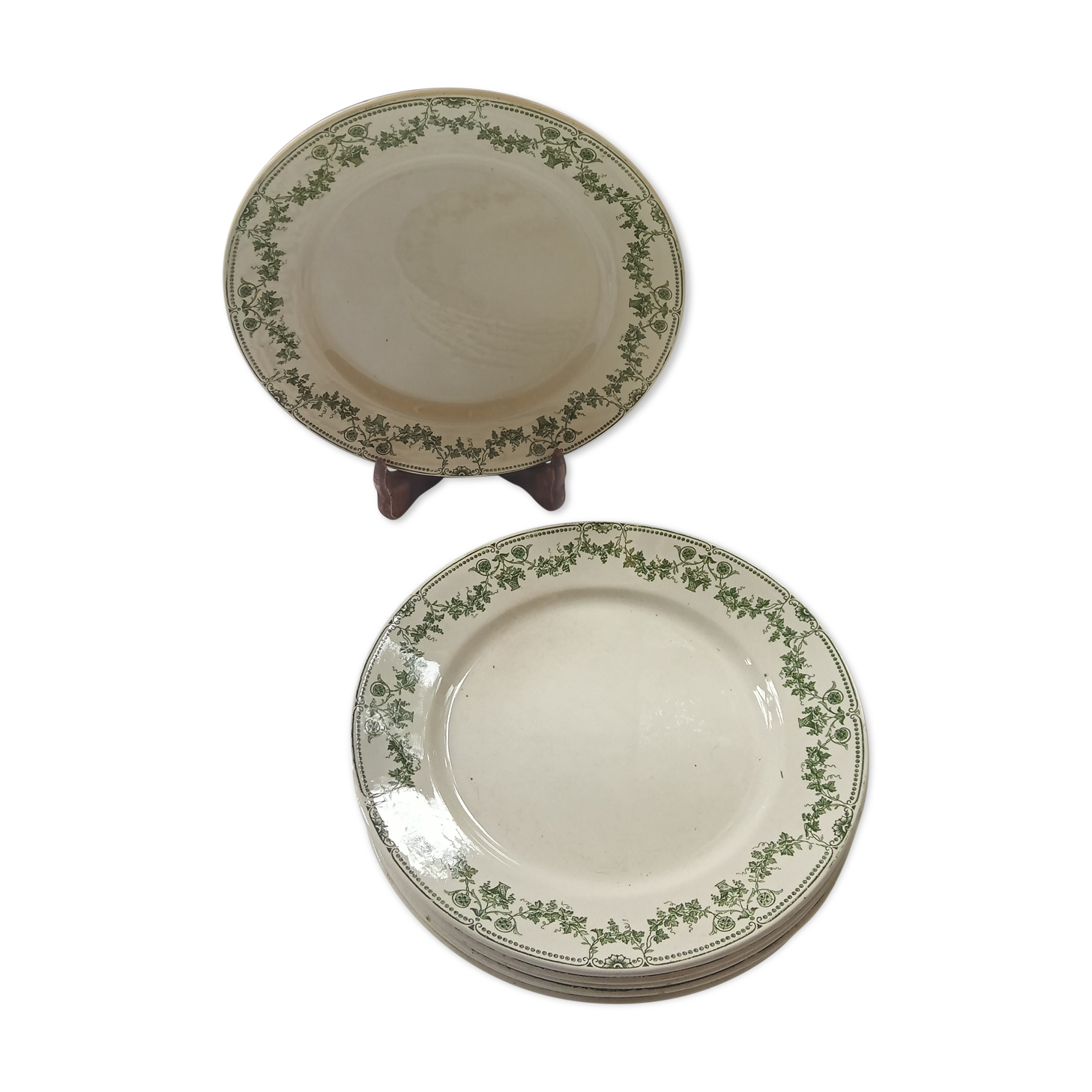 8 plates flat Champagne Salins