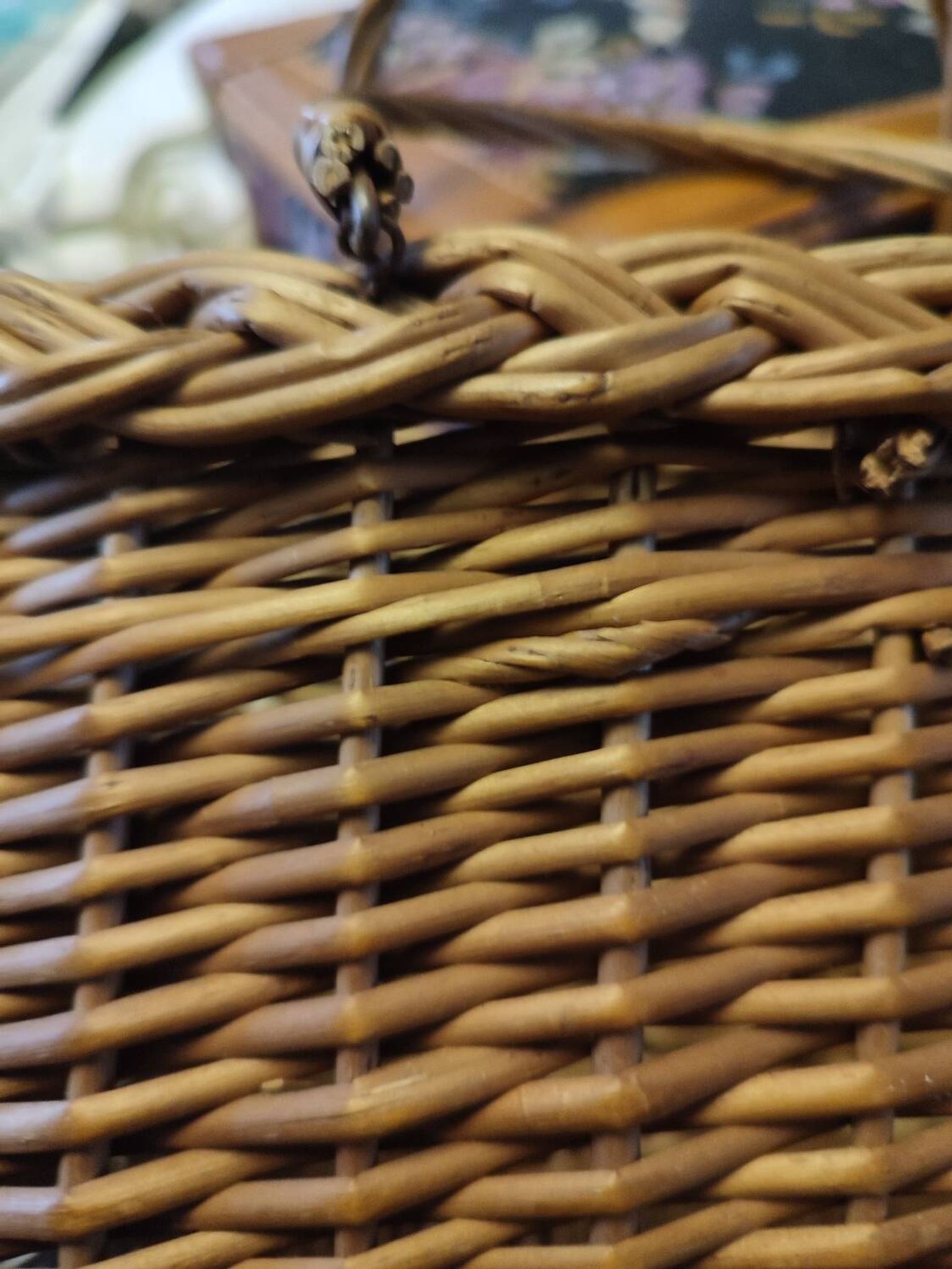 Panier en rotin enfant