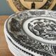 Box of 6 dessert plates in Gien earthenware, "the language of flowers"