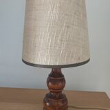 Vintage Japanese straw lamp