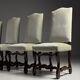 Set of 6 Os de Mouton chairs