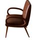 Modernist armchair with oval armrests, 1950s-1960s