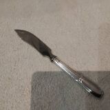 Butter knife with silver metal handle, goldsmith SFAM art deco style