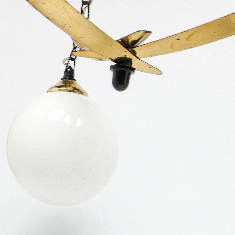 Mid-century style chandelier, Poland, 1970s