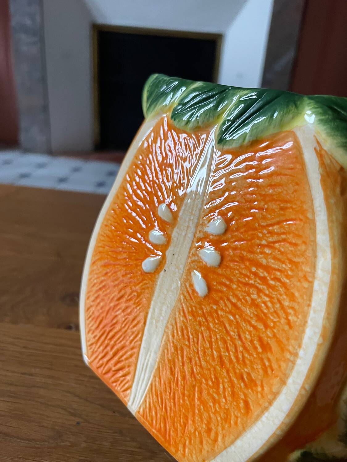 Orange slush pitcher