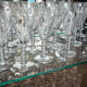 Art deco palm glass