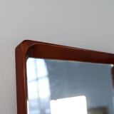 Modern Swedish mirror in mahogany from the 1940s.