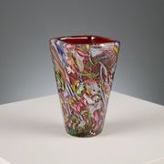 Vintage Murano glass vase, made in Italy, 20th century.