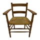 Art Deco chair minimalist oak wicker minimalist design
