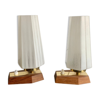 Pair of bedside lamps, Germany, 1960s