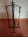 Complete fireplace set with fleur-de-lys decor