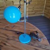 Vintage blue eyeball lamp