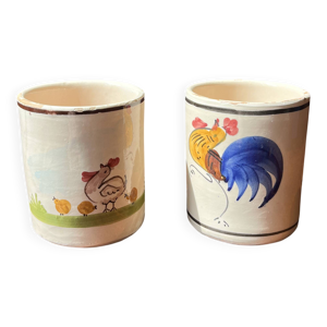 2 tasses années 50 des