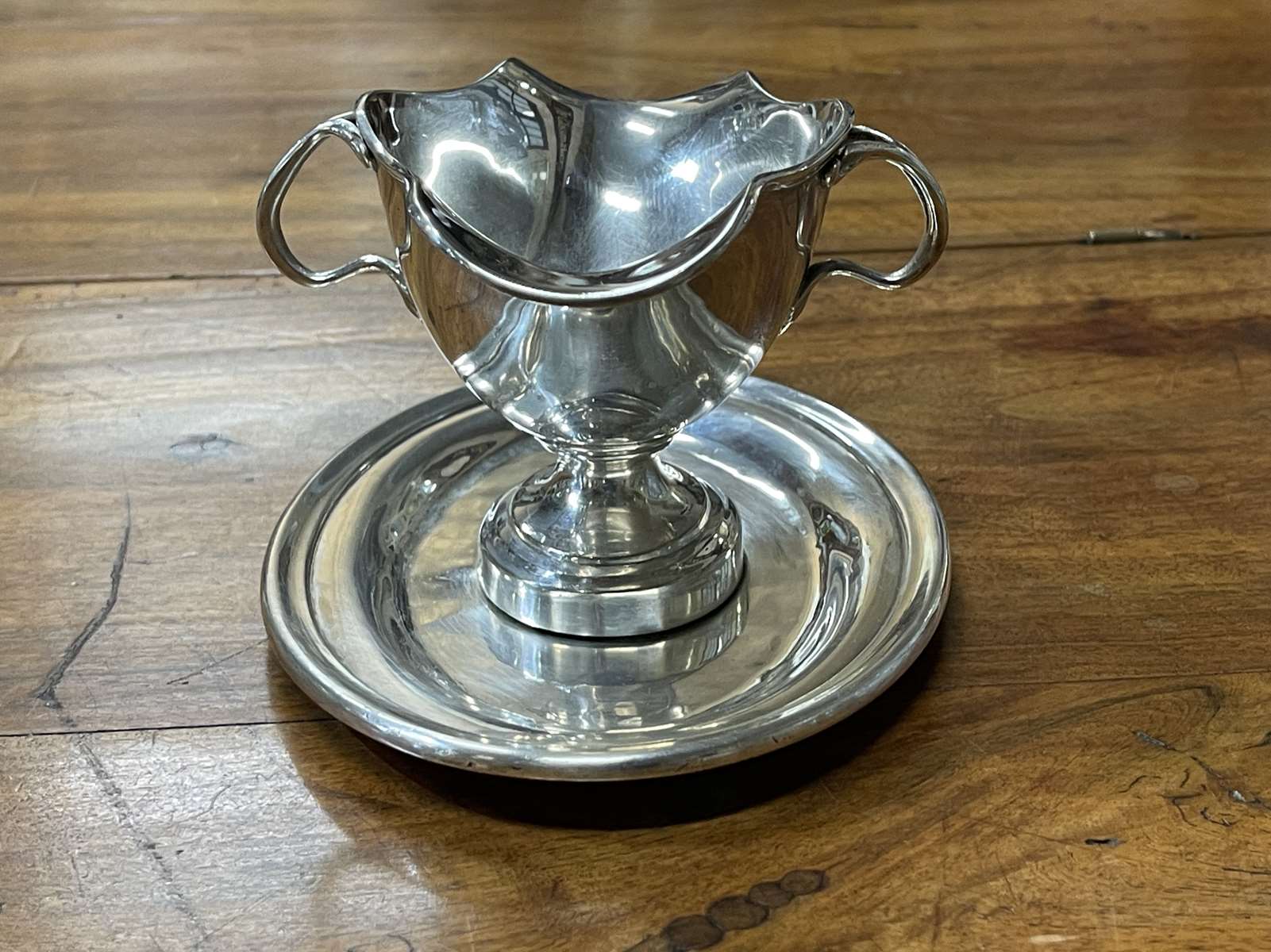 Christofle Saucière in silver metal