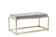 Banquette en métal années 1970