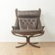 Falcon chair with footstool by Sigurd Ressell for Vatne Møbler