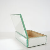 Jewelry box in chiseled mirror