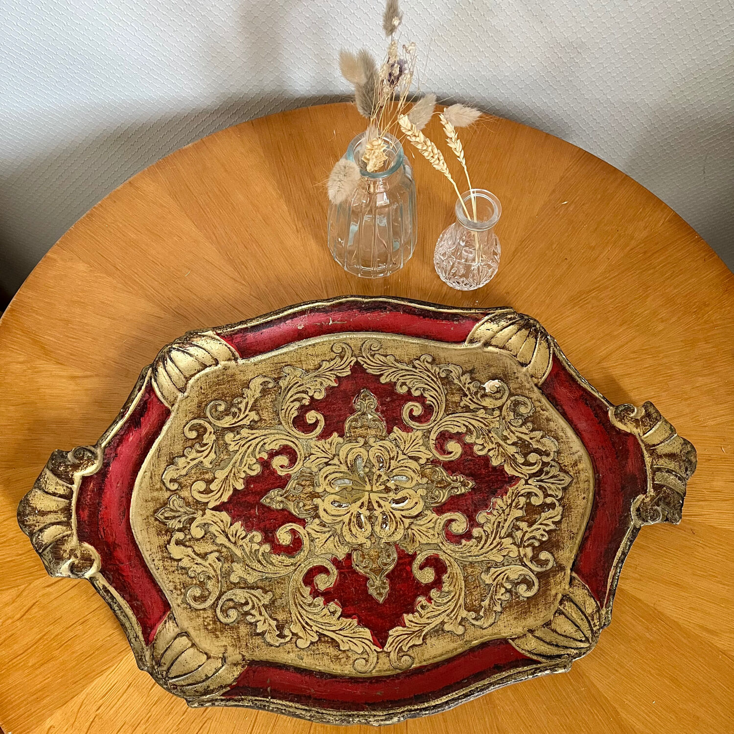 Ancient Florentine tray