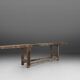 Industrial Oak Workbench with Exceptional Patina, Belgium ca. 1850