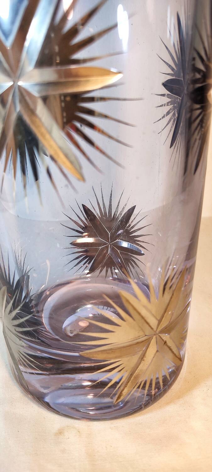 Jarrón de cristal. Spain, 1970s.