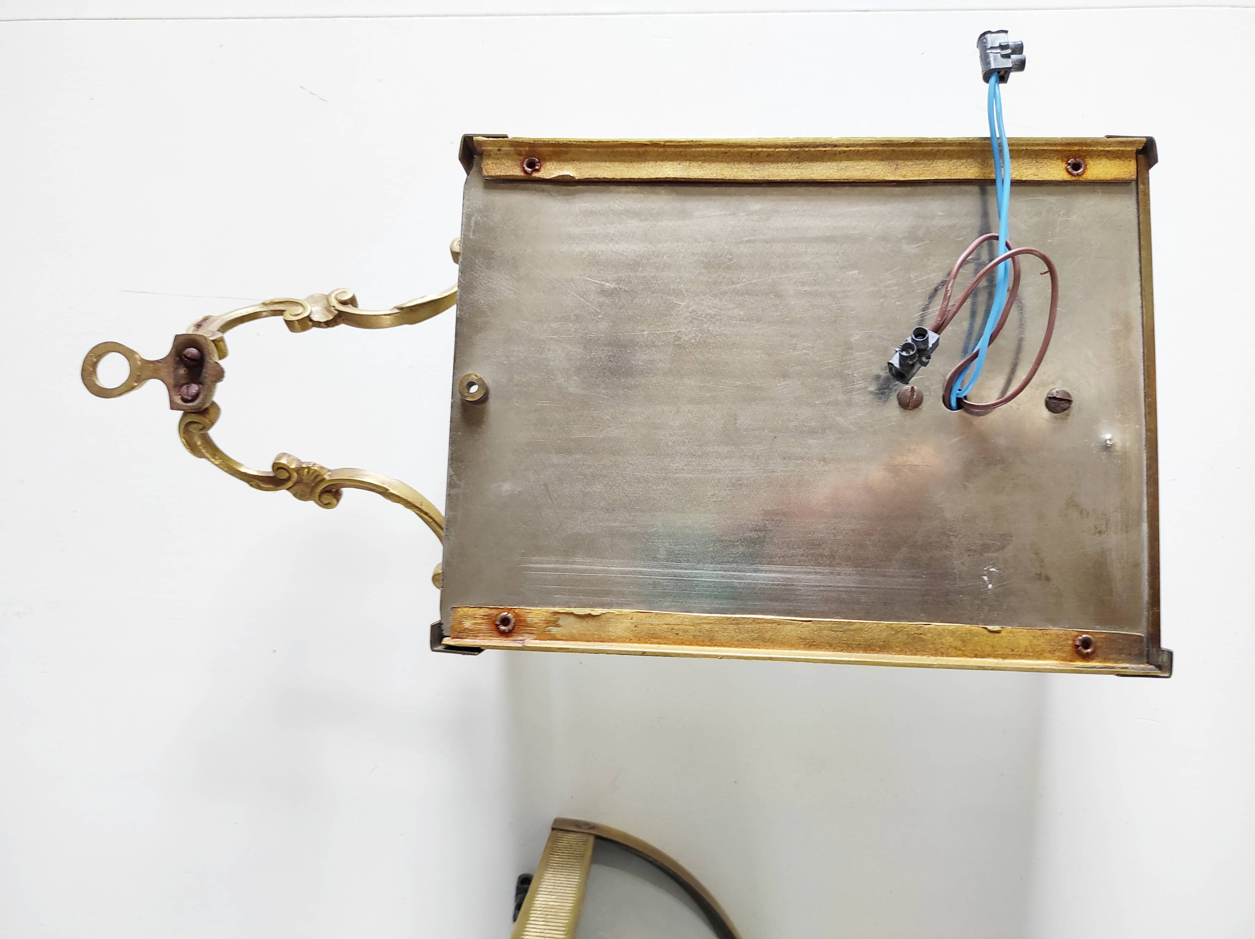 Pair of two-light wall sconces