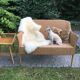 Banquette en bambou, rotin & osier adulte vintage