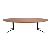 Extra large oval dining or conference table by Artifort