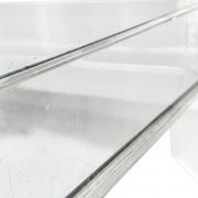 Coffee Table Design Marc Micoud Plexiglas/Lucite and Glass - 1980