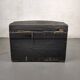 Wooden travel trunk