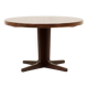Danish Rosewood pedestal extension table attr. to Gudme Mobelfabrik, 1970s