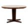 Danish Rosewood pedestal extension table attr. to Gudme Mobelfabrik, 1970s