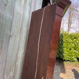 English corner mahogany bookcase/display cabinet