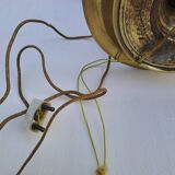Empire style bouillotte lamp in bronze and sheet metal