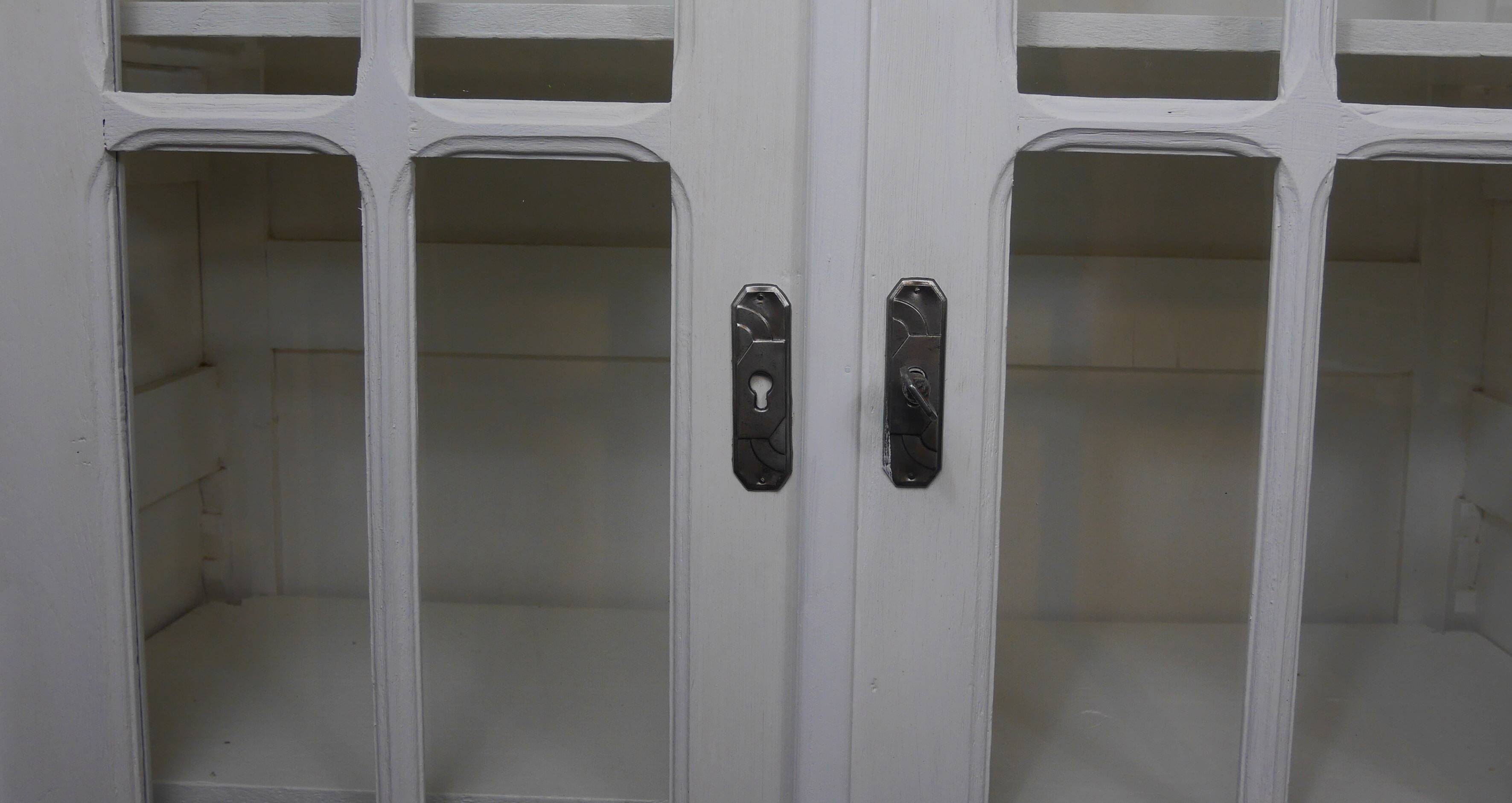 Parisian art deco glass display cabinet