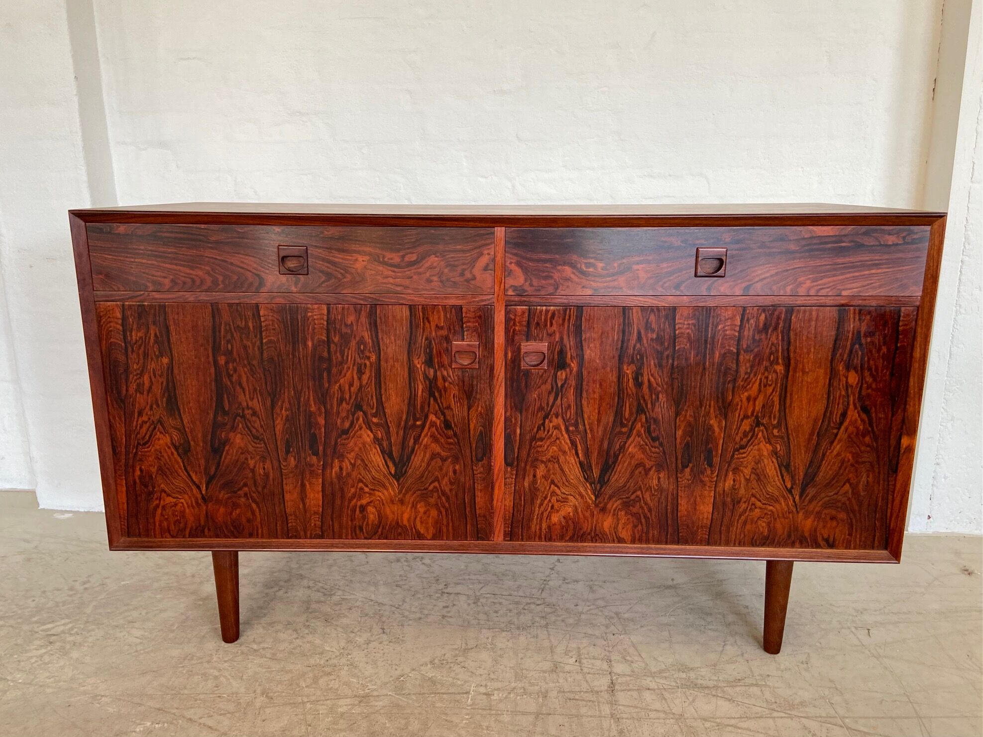 Buffet en palissandre danois vintage rétro des années 1960 par Brouers.