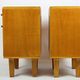 Set of 2 nightstands with glass tops from N. Domov, 1970s