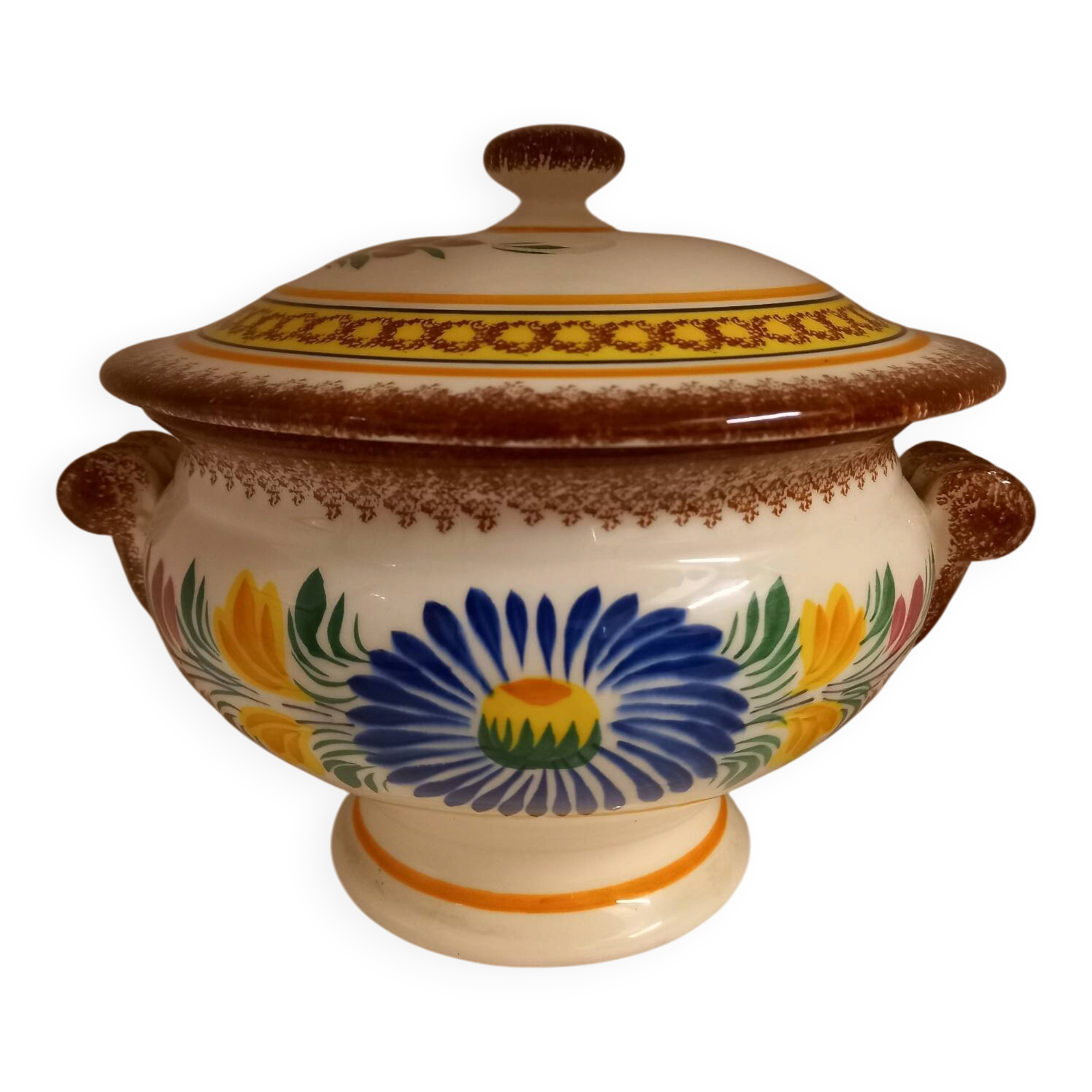 Vintage Breton vegetable dish
