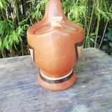 Terracotta jug, ceramic, email