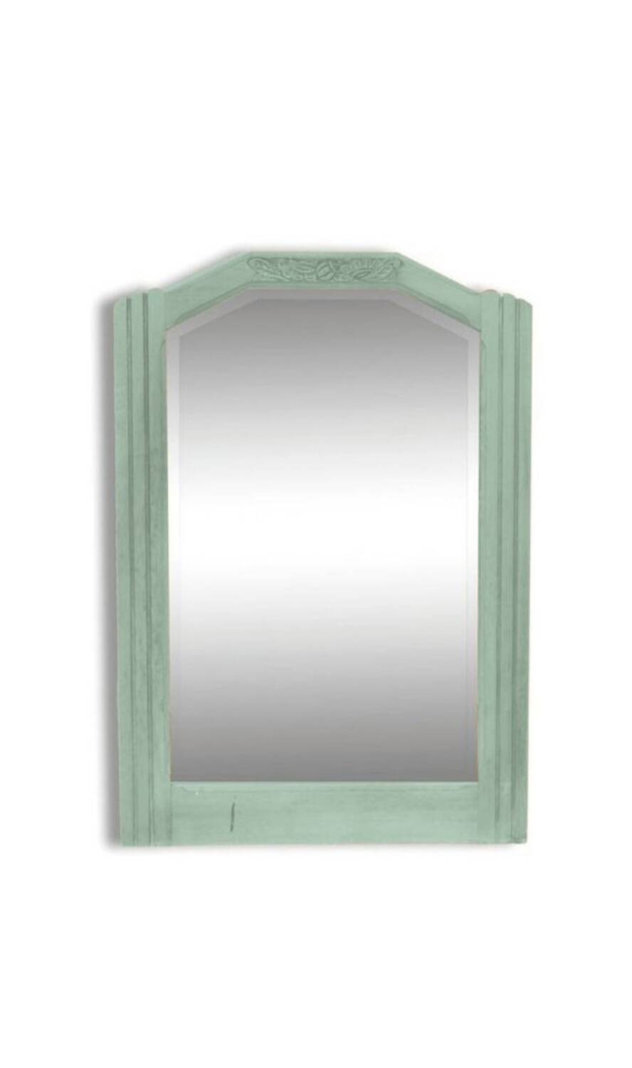 Large vintage solid wood mirror, retro, 40s
