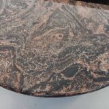 Paire de tables basses gigognes vintage en granit des années 70