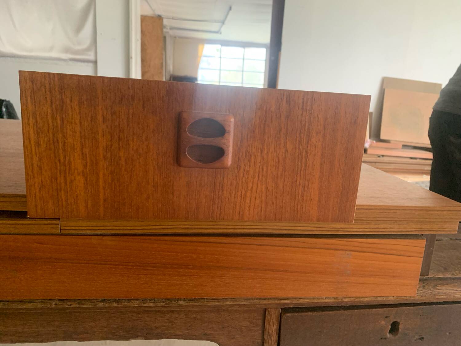 Chest of drawers, teak sideboard
