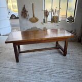 Rustic farmhouse table, solid oak, 2m