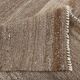 Striped Pattern Brown Vintage Kilim Rug, 225x309Cm