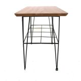 "Stringbord" teak side table, Sweden, 1950